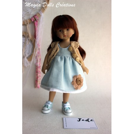 Tenue Jade pour poupée Boneka - Magda Dolls Creations