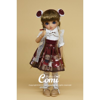 Poupée BJD Cutie Dudu Teint mat 26 cm - Comi Baby Doll