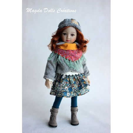 Ensemble Dalya pour Poupée Little Darling - Magda Dolls Creations
