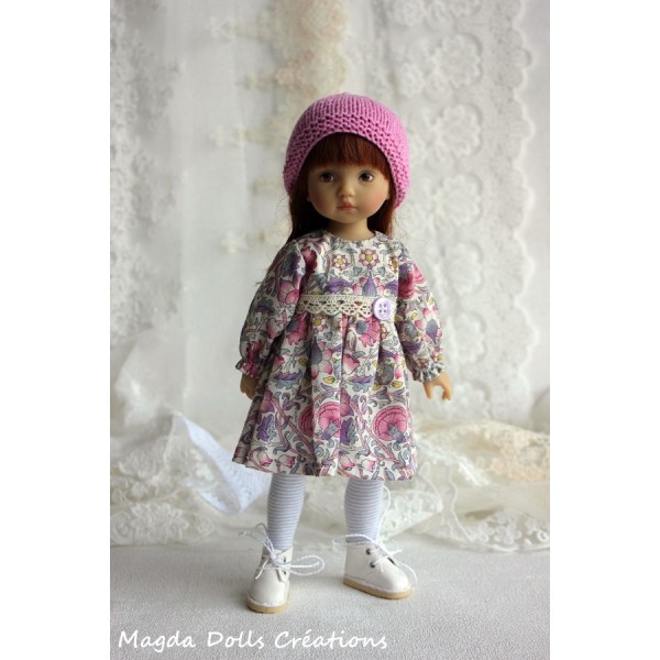 Tenue Hortense pour poupée Boneka - Magda Dolls Creations