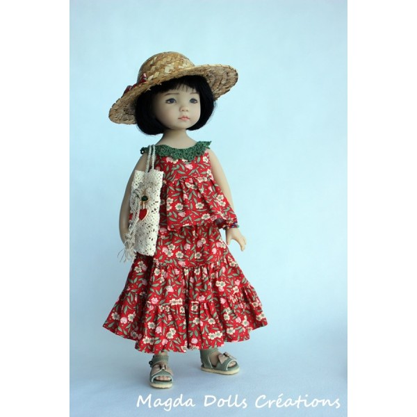 Ensemble Rachel pour Poupée Little Darling - Magda Dolls Creations