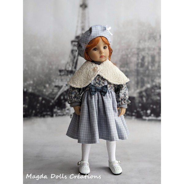 Tenue Marie-Camille pour poupée Little Darling - Magda Dolls Creations