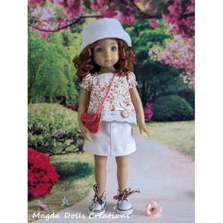 Tenue Coquille d'Oeuf pour poupée Little Darling - Magda Dolls Creations