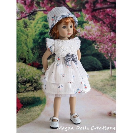 Off-white outfit for Little Darling doll
