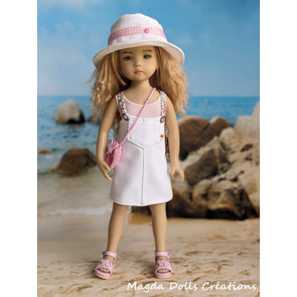 Tenue Panama pour poupée Little Darling - Magda Dolls Creations