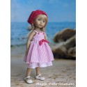 Saint-Tropez outfit for Boneka doll