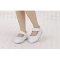 Pair of White Clementine ballerinas for Fashion Friends Ruby Red