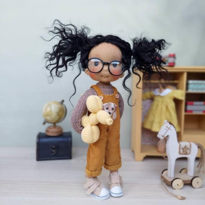 Colette Organic Cotton Articulated Doll - Art 'n Doll