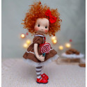 Ginger Organic Cotton Articulated Doll - Art 'n Doll