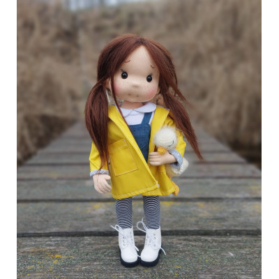 Poupée articulée Ruby Coton Bio - Art 'n Doll