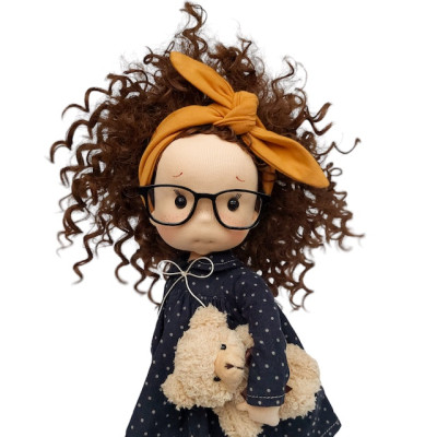Sophia Organic Cotton articulated doll - Art and Doll