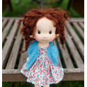 Willow Organic Cotton articulated doll - Art and Doll
