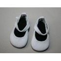 Chaussures blanches Mary Jane pour Boneka